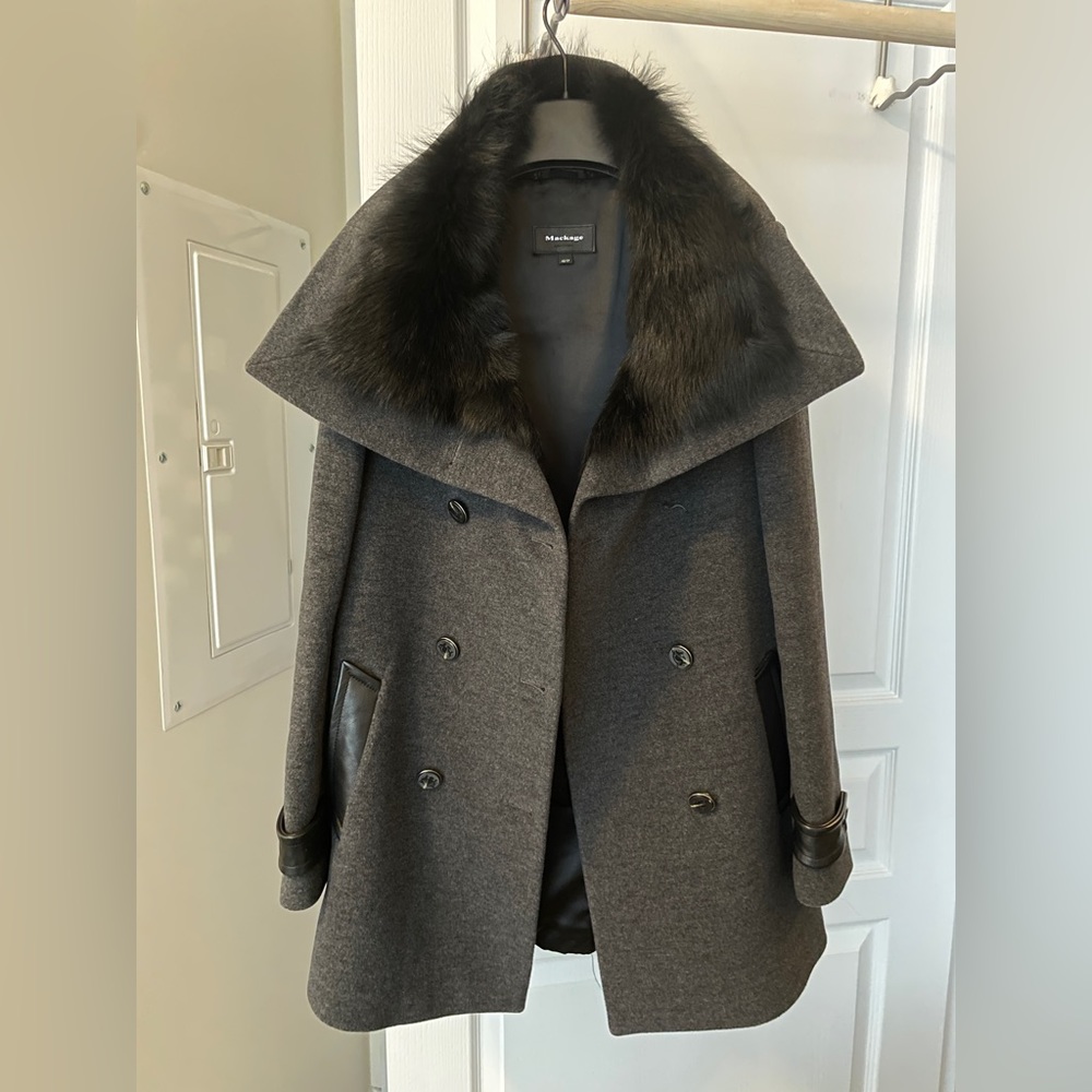Mackage winter jacket with fur collar
